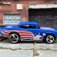 Loose Hot Wheels: 1957 Chevy - Red White and Blue