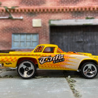Loose Hot Wheels 1957 Thunder Bird 57 T-Bird Dressed in Dads Taxi Yellow