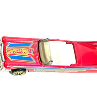 Loose Hot Wheels - 1959 Cadillac Eldorado Convertible - Pink, Blue and Yellow