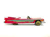 Loose Hot Wheels - 1959 Cadillac Eldorado Convertible - Pink, Blue and Yellow