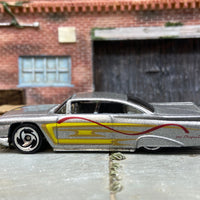 Loose Hot Wheels 1959 Chevy Impala Dressed in Silver