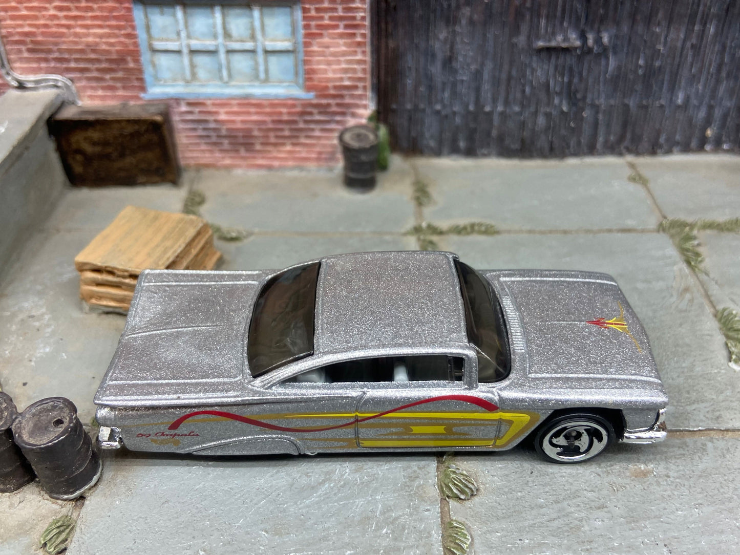 Loose Hot Wheels - 1959 Chevy Impala - Silver