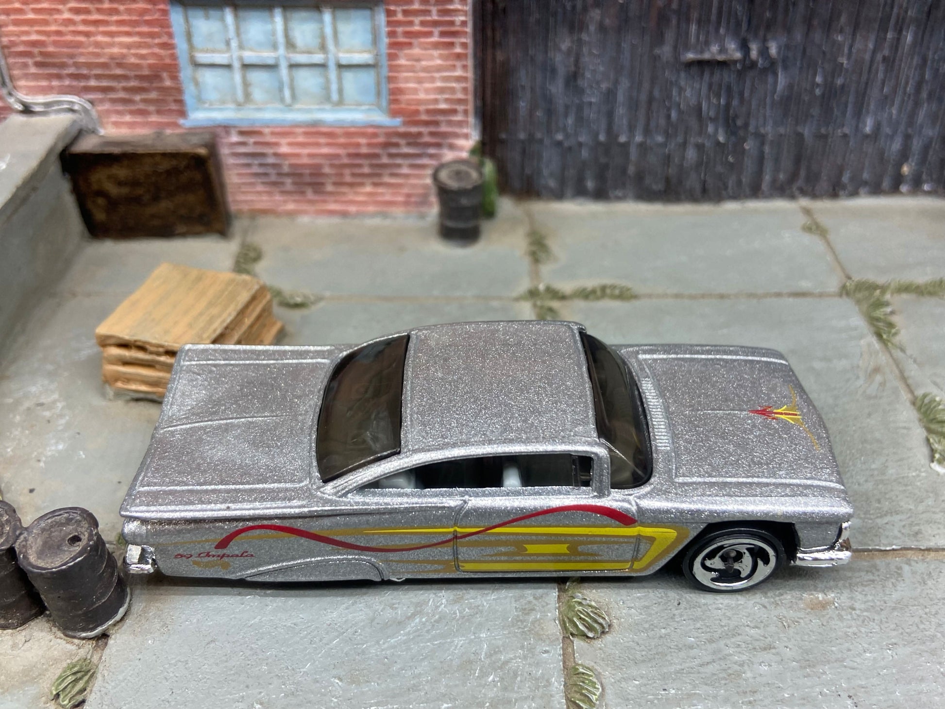 Loose Hot Wheels - 1959 Chevy Impala - Silver