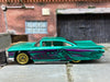 Loose Hot Wheels 1959 Chevy Impala Dressed in Teal