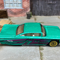 Loose Hot Wheels 1959 Chevy Impala Dressed in Teal