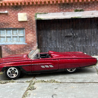 Loose Hot Wheels: 1963 Ford T-Bird Thunderbird - Burgundy