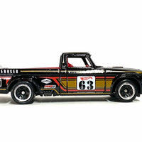Loose Hot Wheels - 1963 Studebaker Champ Race Truck - Black and Gold 63