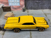 Loose Hot Wheels 1967 Pontiac GTO Dressed in Yellow and Black