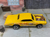 Loose Hot Wheels 1967 Pontiac GTO Dressed in Yellow Flower Power Skull and Flames Livery