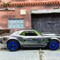 Loose Hot Wheels 1968 Chevy Camaro COPO In Blue and Green Zamac Bare Metal