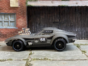 Loose Hot Wheels - 1968 Chevy Corvette Gas Monkey Garage - Satin Gray