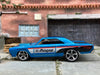 Loose Hot Wheels 1968 Dodge Dart Dressed in MOPAR Blue and Black