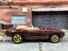 Loose Hot Wheels 1969 Chevy Camaro Convertible In Root Beer Brown and Black