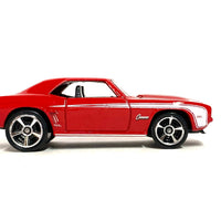 Loose Hot Wheels - 1969 Chevy Camaro COPO - Red and White