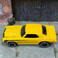 Loose Hot Wheels - 1969 Chevy Camaro COPO - Yellow and Black