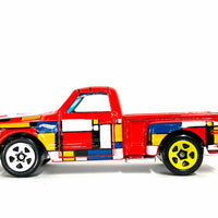 Loose Hot Wheels - 1969 Chevy Pick Up Truck - Red Art Series