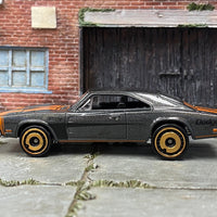 Loose Hot Wheels - 1969 Dodge Charger 500 - Gray and Orange