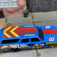 Loose Hot Wheels 1970 Chevy Chevelle SS Station Wagon Dressed in Daredevils Blue and Red Livery