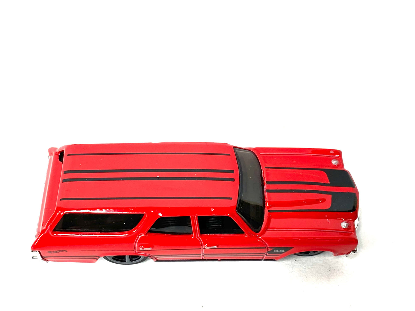 Loose Hot Wheels - 1970 Chevy Chevelle SS Station Wagon - Red and Black