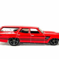 Loose Hot Wheels - 1970 Chevy Chevelle SS Station Wagon - Red and Black