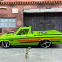 Loose Hot Wheels 1971 Chevy LUV Pick Up Drag Truck Dressed in Green