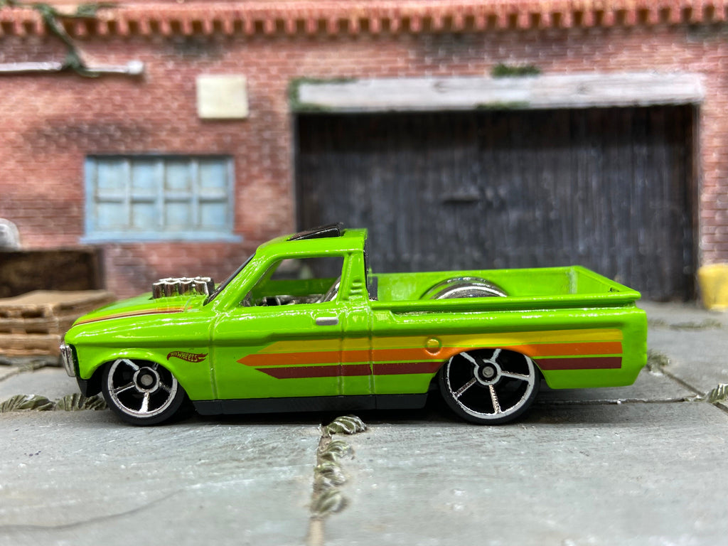 Loose Hot Wheels 1971 Chevy LUV Pick Up Drag Truck Dressed in Green