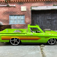 Loose Hot Wheels 1971 Chevy LUV Pick Up Drag Truck Dressed in Green