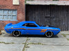 Loose Hot Wheels - 1971 Dodge Challenger - Blue and Black