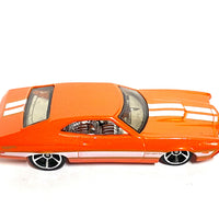 Loose Hot Wheels - 1972 Ford Grand Torino Sport - Orange and White