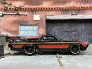 Loose Hot Wheels 1972 Ford Ranchero Dressed in Black and Red