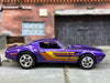 Loose Hot Wheels 1973 Pontiac Trans AM Dressed in Purple, Orange and Yellow