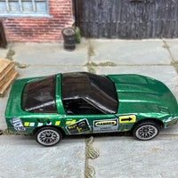 Loose Hot Wheels 1980 Chevy Corvette 80's Corvette Dressed in Green