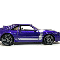 Loose Hot Wheels - 1984 Ford Mustang SVO - Purple and Silver
