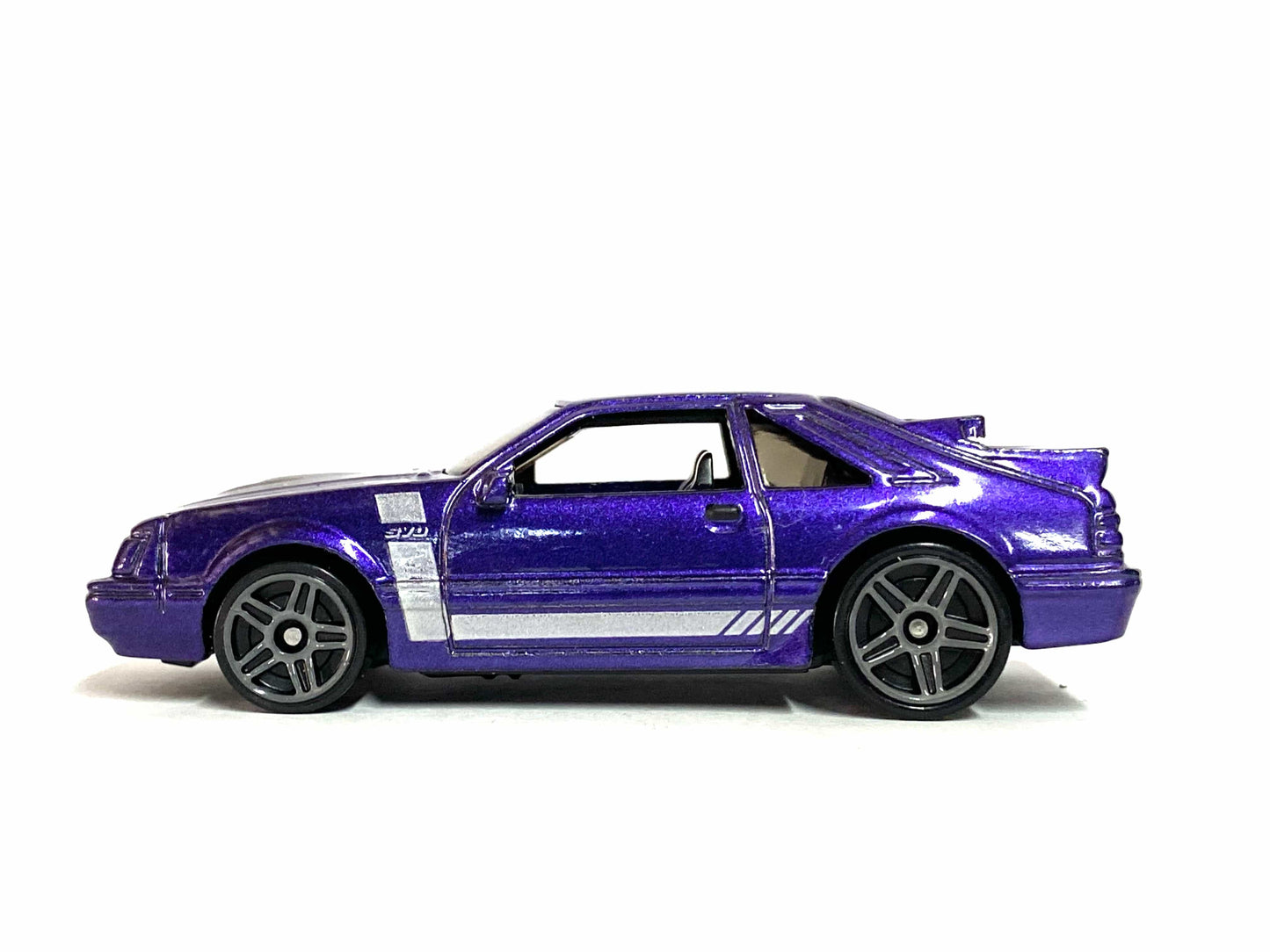 Loose Hot Wheels - 1984 Ford Mustang SVO - Purple and Silver