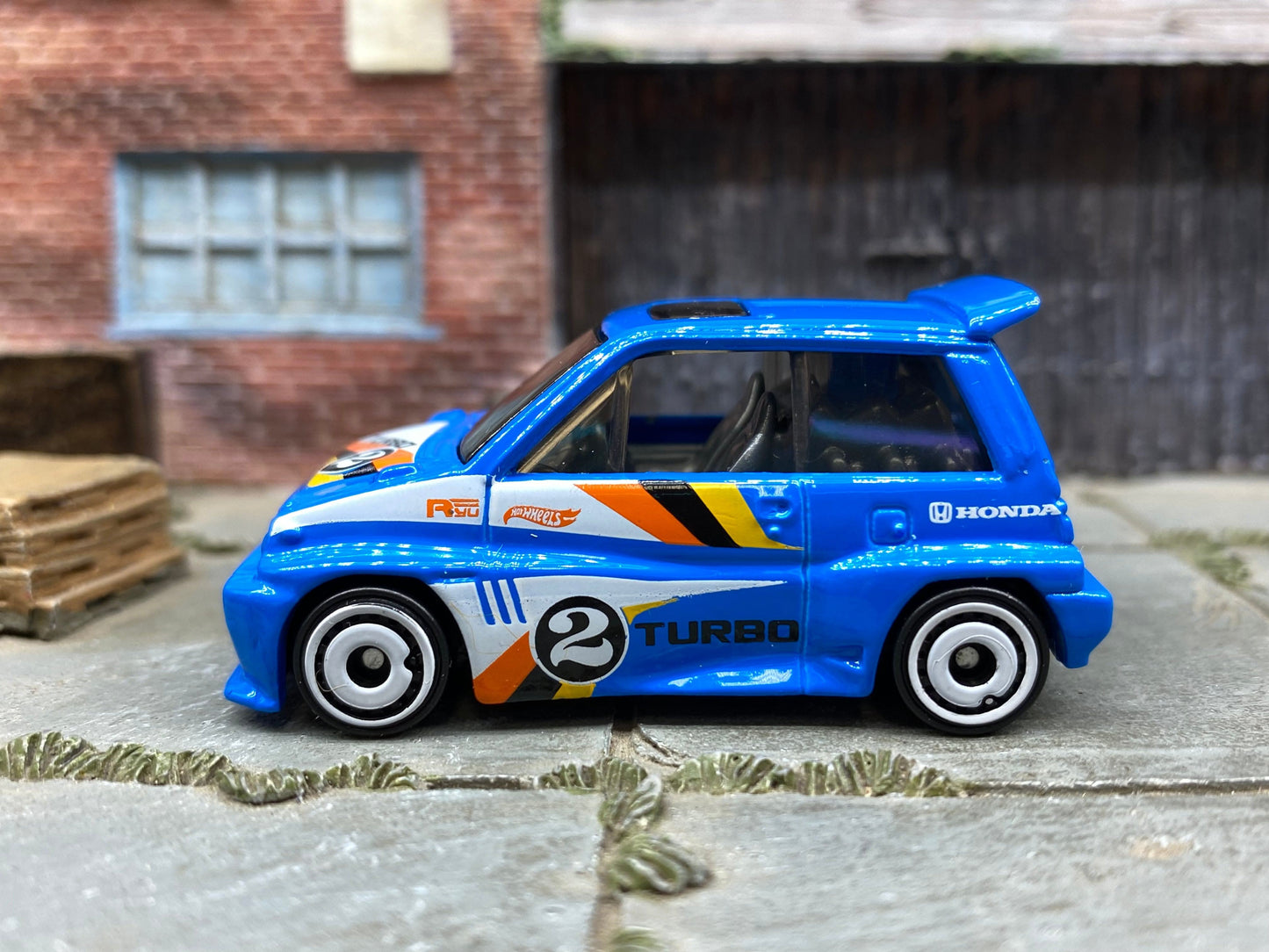 Loose Hot Wheels - 1985 Honda City Turbo II - Blue