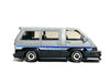 Loose Hot Wheels - 1986 Toyota Van - Silver, Black and Blue
