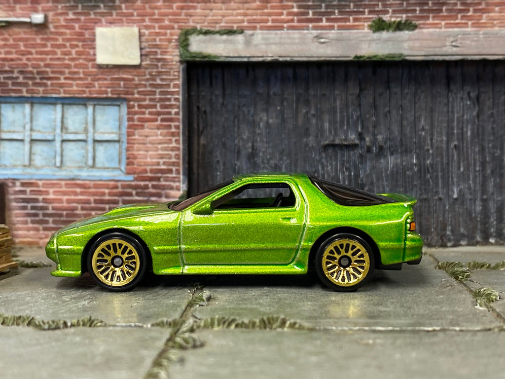 Loose Hot Wheels - 1989 Mazda Savanna RX-7 - Green