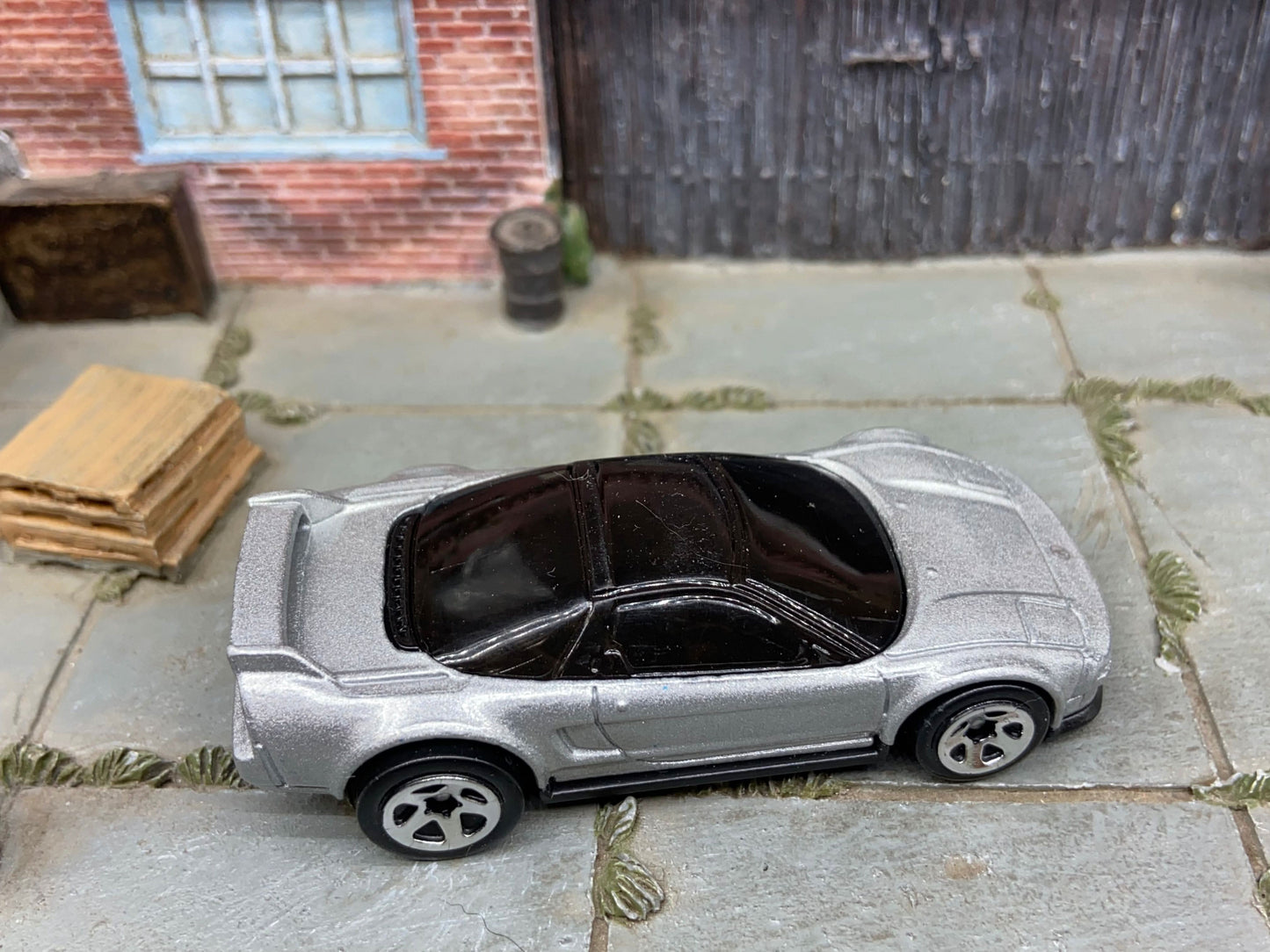 Loose Hot Wheels 1990 Acura NSX Dressed in Silver