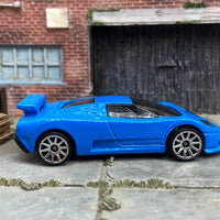 Loose Hot Wheels: 1994 Bugatti EB110 SS - Blue