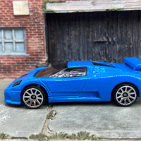 Loose Hot Wheels: 1994 Bugatti EB110 SS - Blue