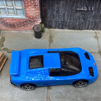 Loose Hot Wheels: 1994 Bugatti EB110 SS - Blue