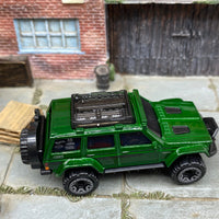 Loose Hot Wheels - 1995 Jeep Cherokee - Dark Green