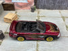 Loose Hot Wheels 1996 Ford Mustang GT Convertible Dressed in Dark Red with Flames