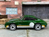 Loose Hot Wheels 1998 Porsche Carrera Dressed in Green and White