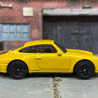 Loose Hot Wheels 1998 Porsche Carrera Dressed in Yellow