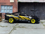 Loose Hot Wheels - 2006 Pontiac GTO Drag Car - Black and Yellow Pontiac Livery