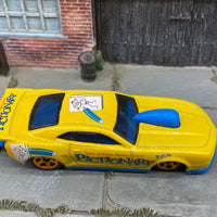 Loose Hot Wheels: 2010 Pro-Stock Chevy Camaro Drag Car - Yellow Pictionary Livery