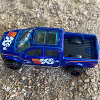 Loose Hot Wheels - 2015 Ford F150 4X4 Truck - Blue K&N Filters Livery