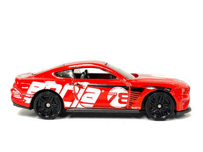 Loose Hot Wheels - 2015 Ford Mustang GT - Red and Black Borla Livery