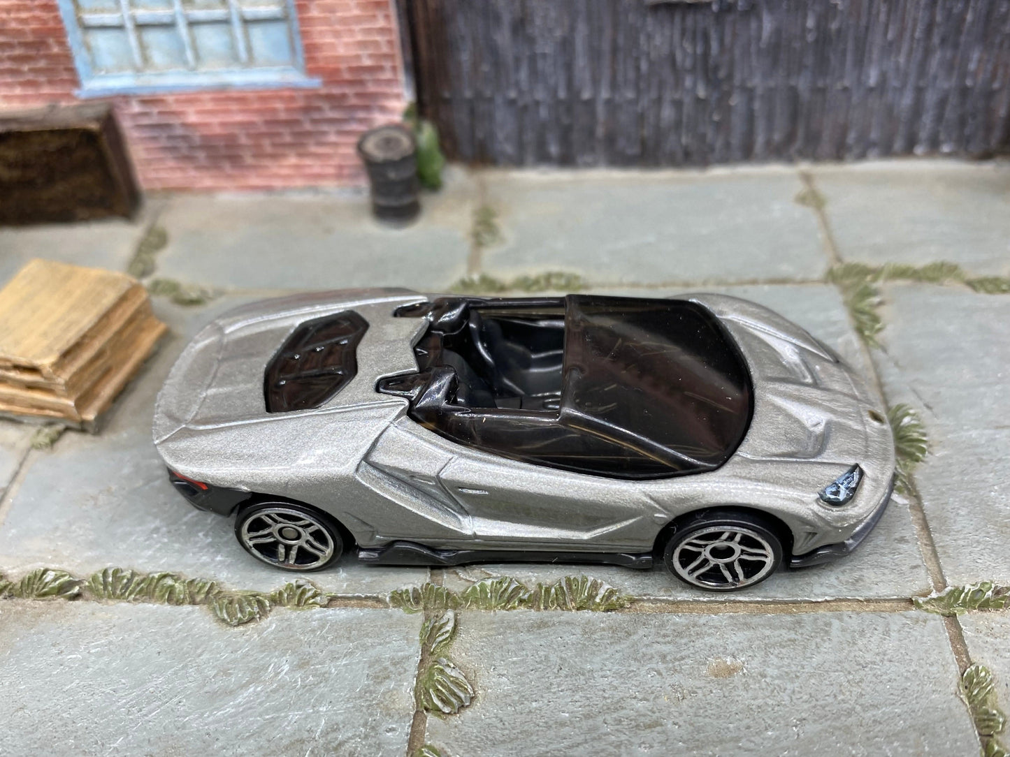Loose Hot Wheels - 2016 Lamborghini Centenario Roadster - Silver